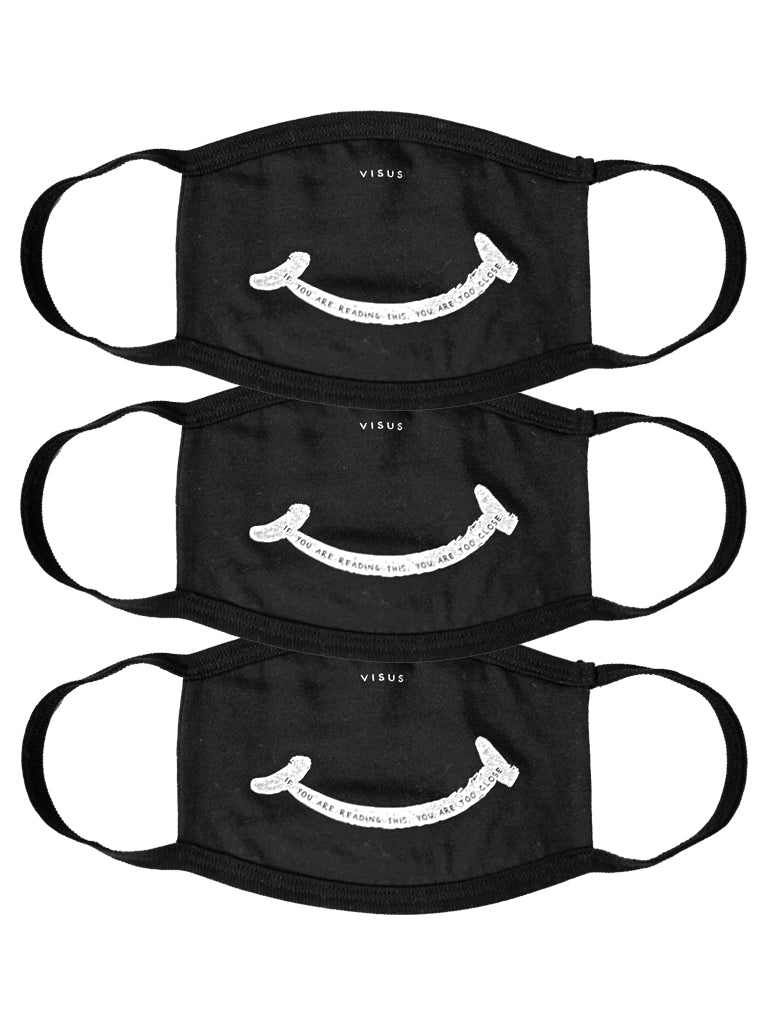 TOO CLOSE FACE MASK • 3 PACK