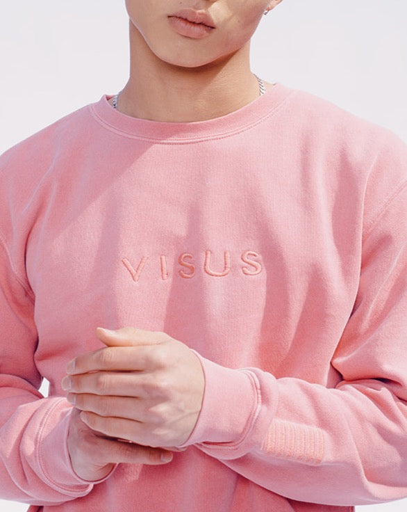 VISUS LOGO CREWNECK • ROSE