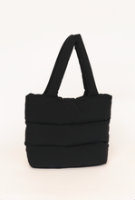 Load image into Gallery viewer, THE BIGGIE PUFFER PURSE - BLACK
